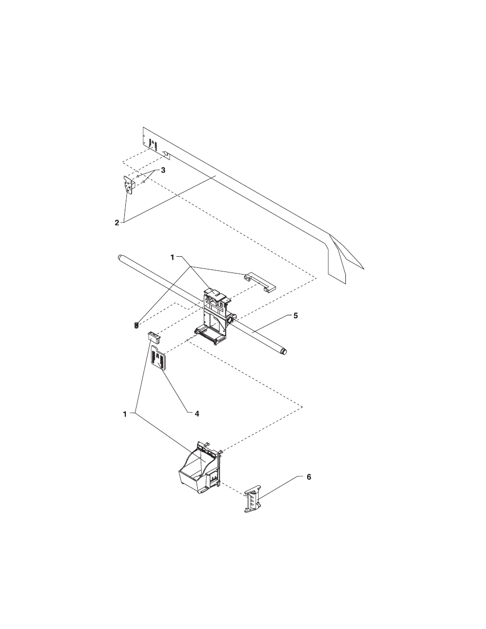 Assembly 5: carrier | Lexmark 4076-0XX User Manual | Page 78 / 89