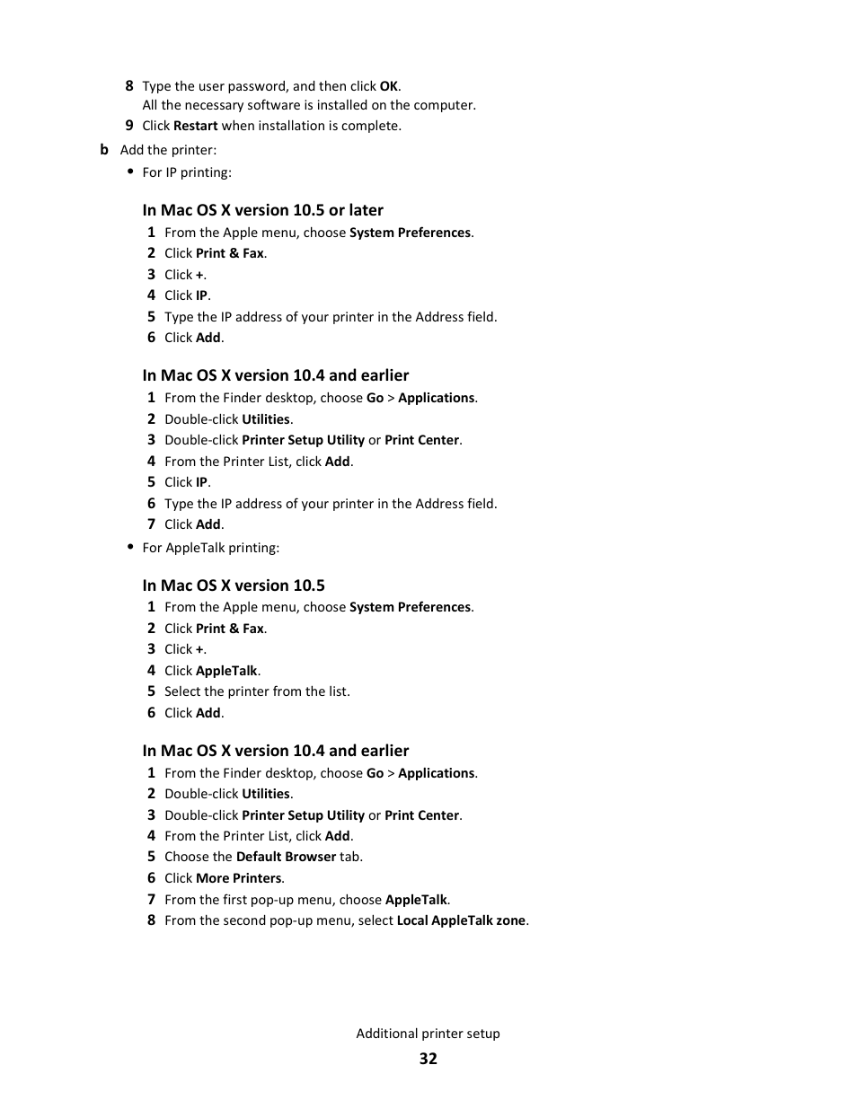 Lexmark 5025 User Manual | Page 32 / 171