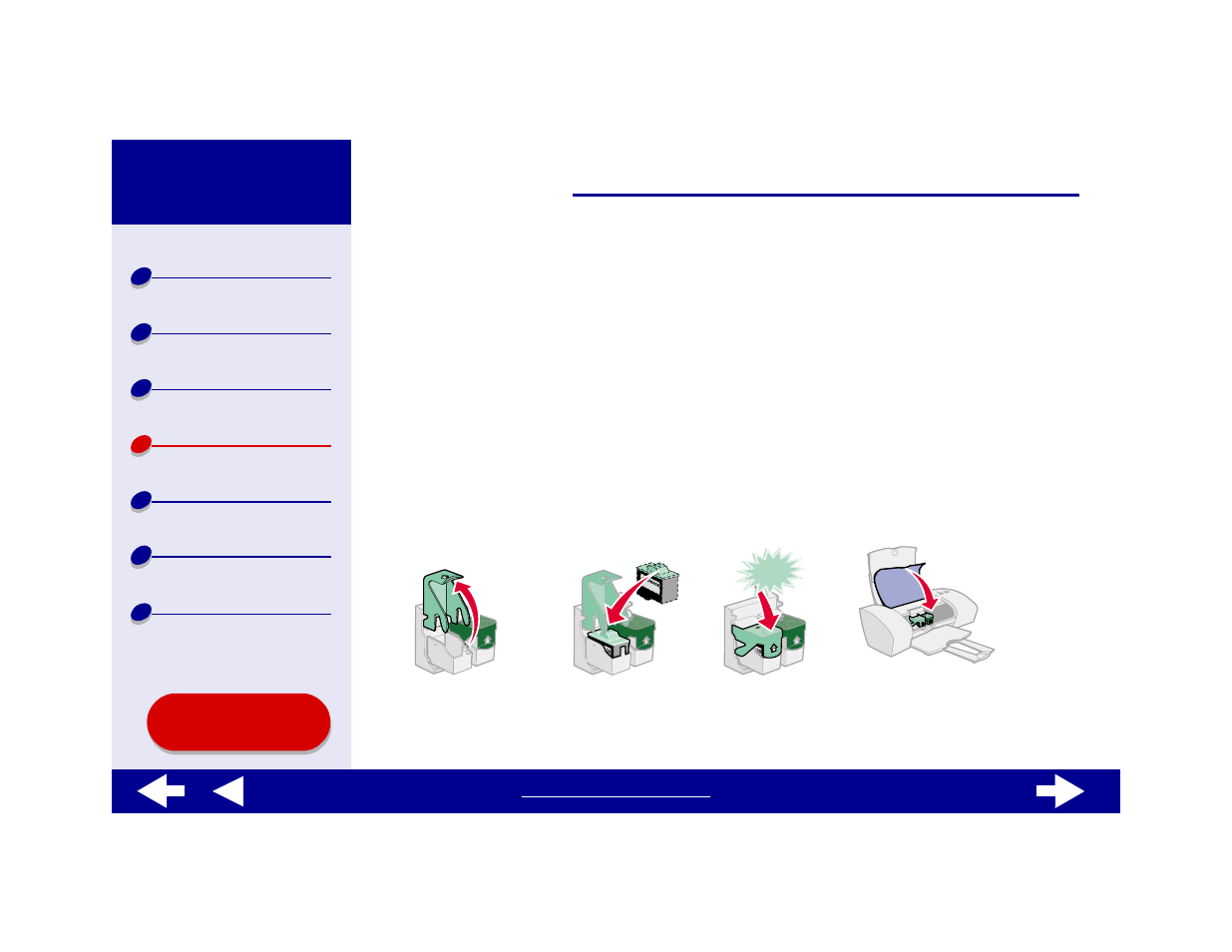 Installing one cartridge | Lexmark Z35 User Manual | Page 53 / 101