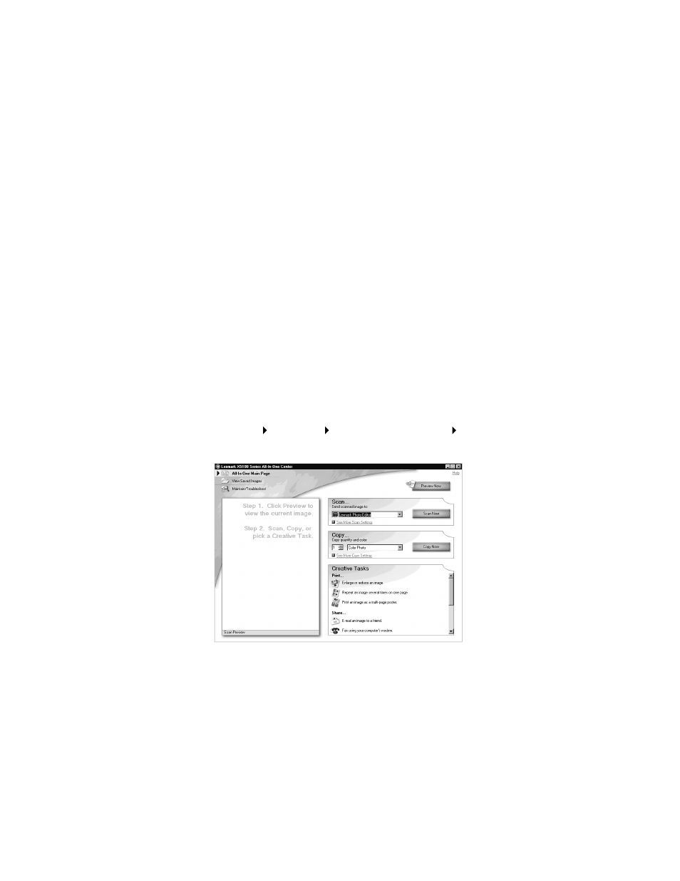 Understanding the all-in-one software | Lexmark series x5100 User Manual | Page 12 / 77