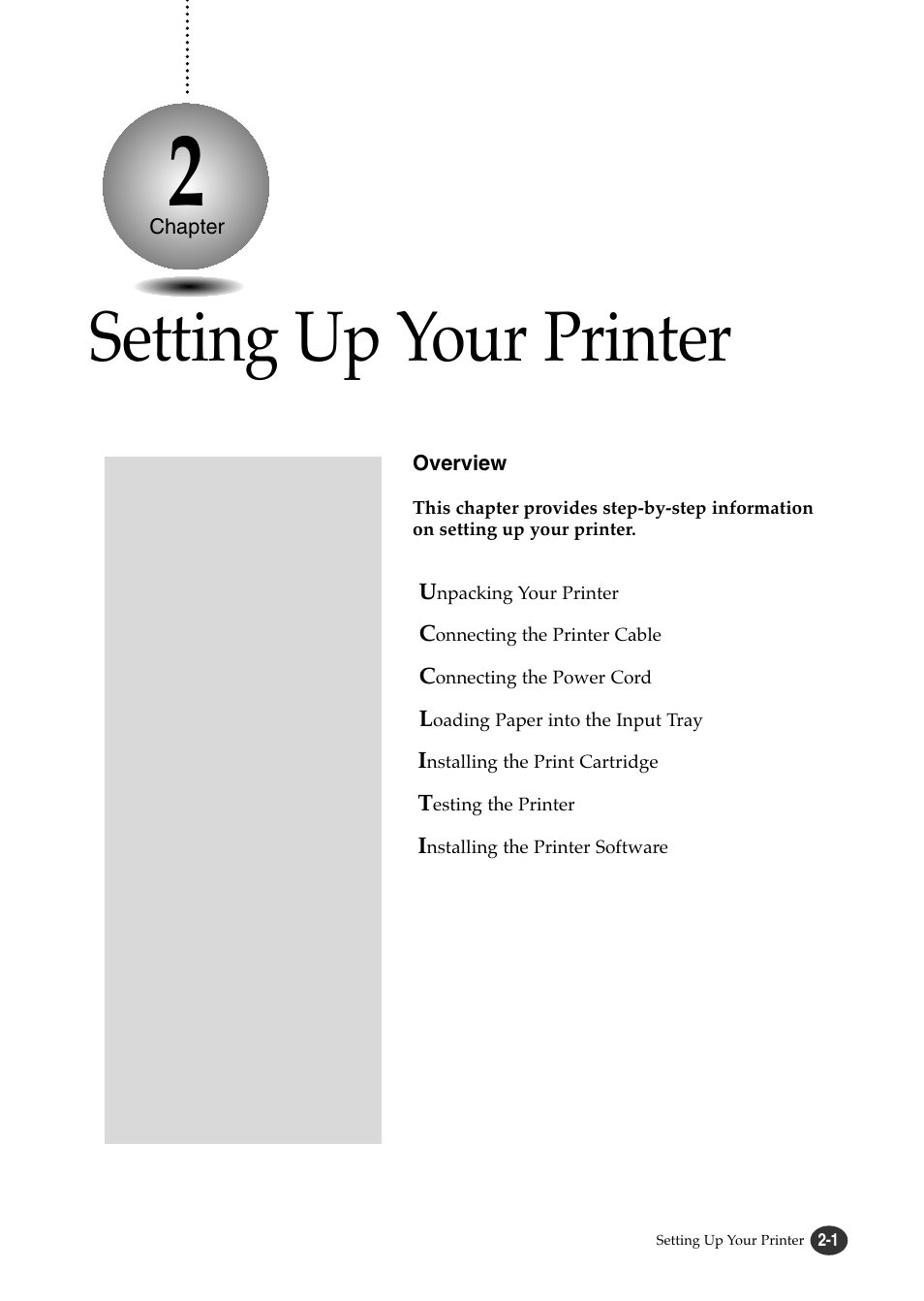 Setting up your printer | Lexmark Z82 User Manual | Page 19 / 105