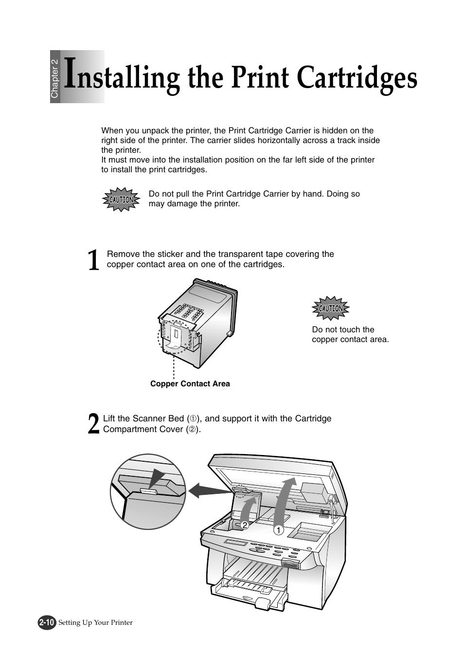 Nstalling the print cartridges | Lexmark Z82 User Manual | Page 28 / 105