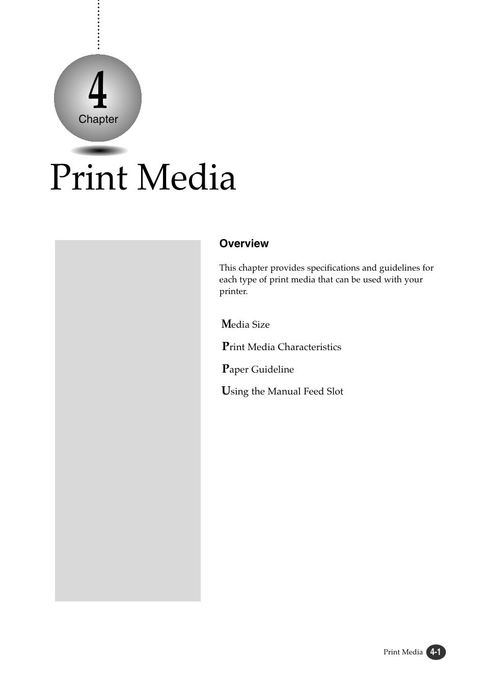 Print media | Lexmark Z82 User Manual | Page 49 / 105