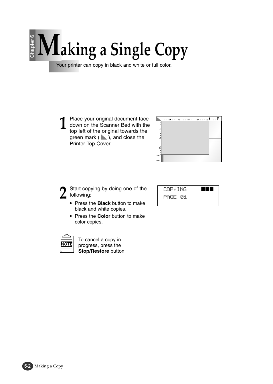 Aking a single copy | Lexmark Z82 User Manual | Page 66 / 105