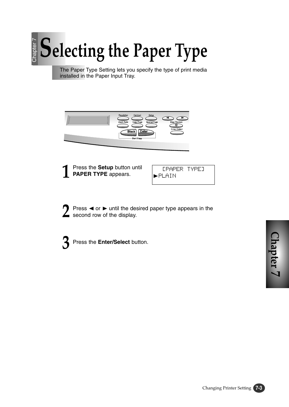 Electing the paper type | Lexmark Z82 User Manual | Page 75 / 105