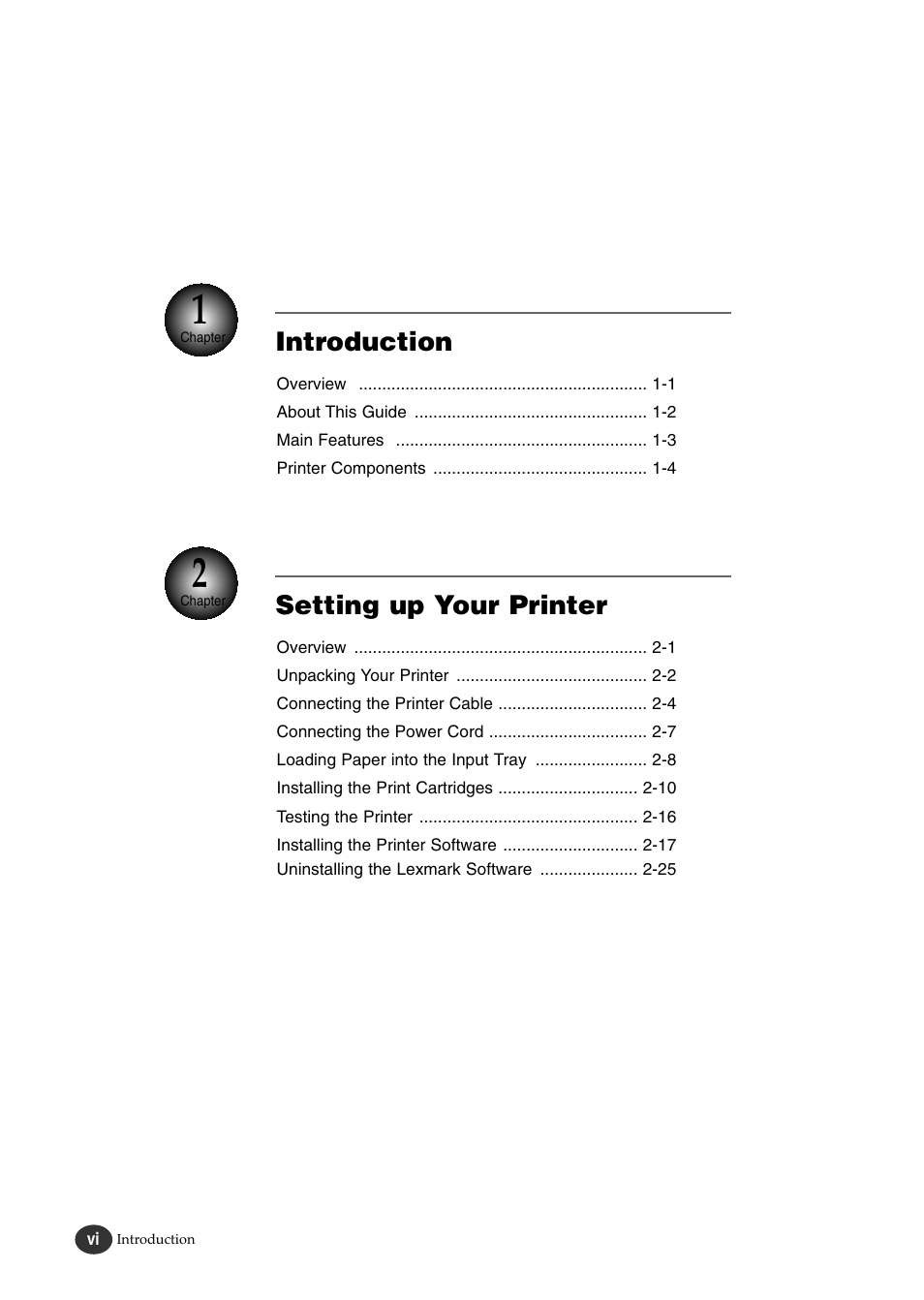 Introduction, Setting up your printer | Lexmark Z82 User Manual | Page 8 / 105