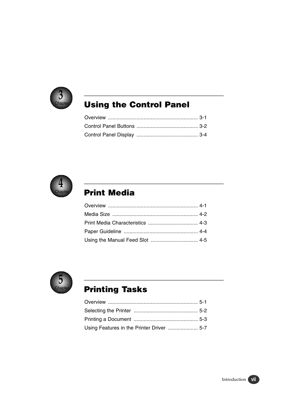 Using the control panel, Print media, Printing tasks | Lexmark Z82 User Manual | Page 9 / 105