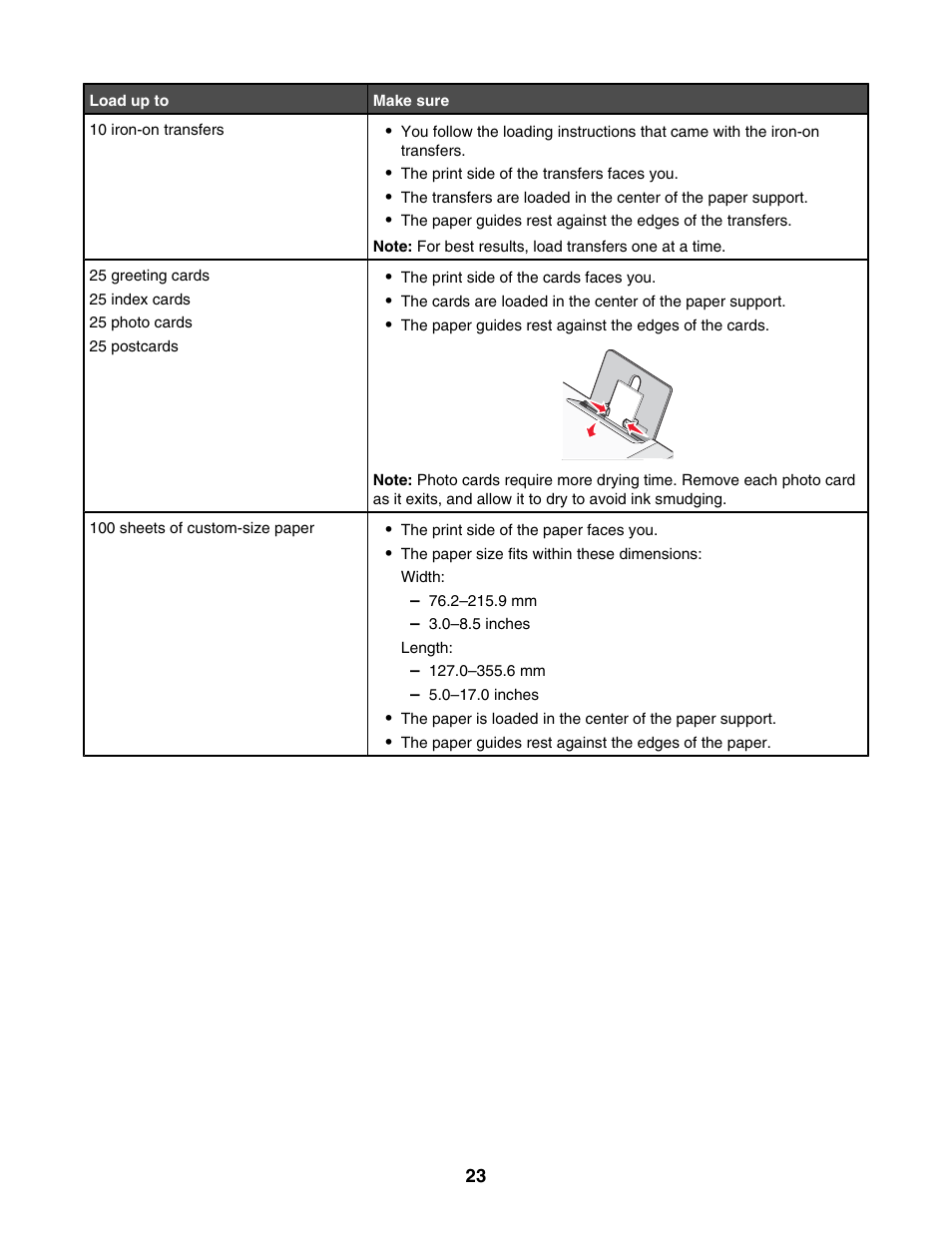 Lexmark 2500 Series User Manual | Page 23 / 76