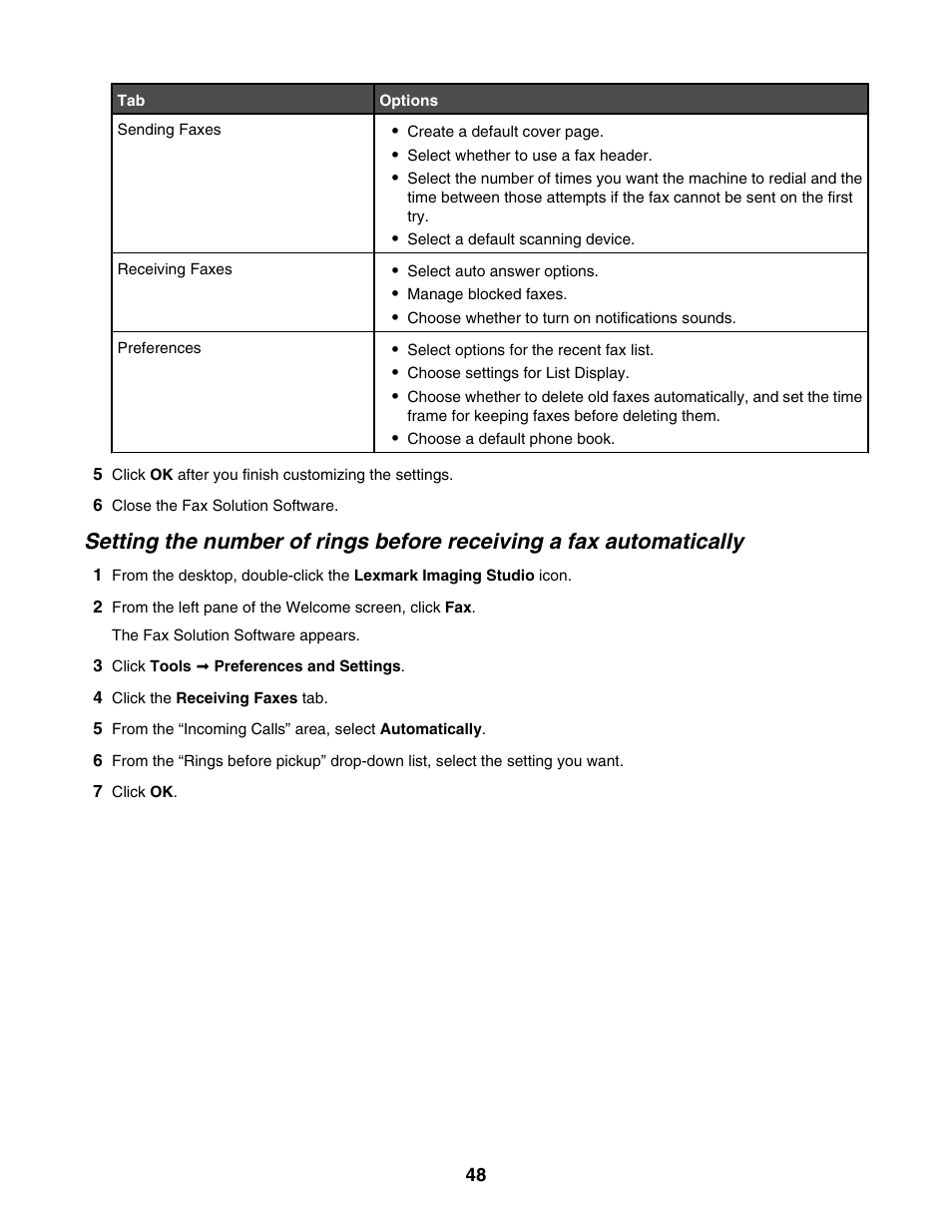 Lexmark 2500 Series User Manual | Page 48 / 76