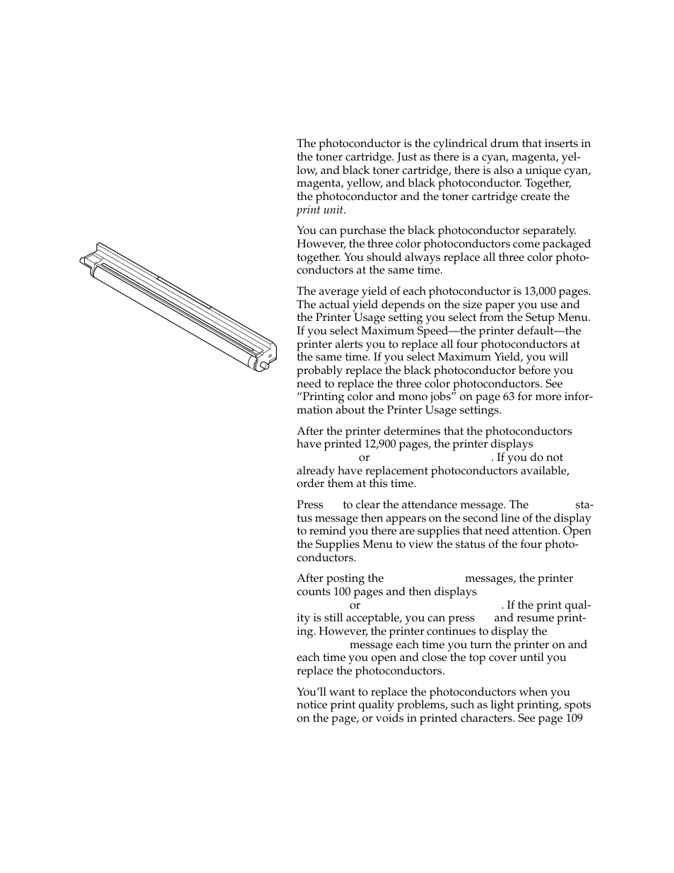 Photoconductors | Lexmark 1200 User Manual | Page 108 / 208
