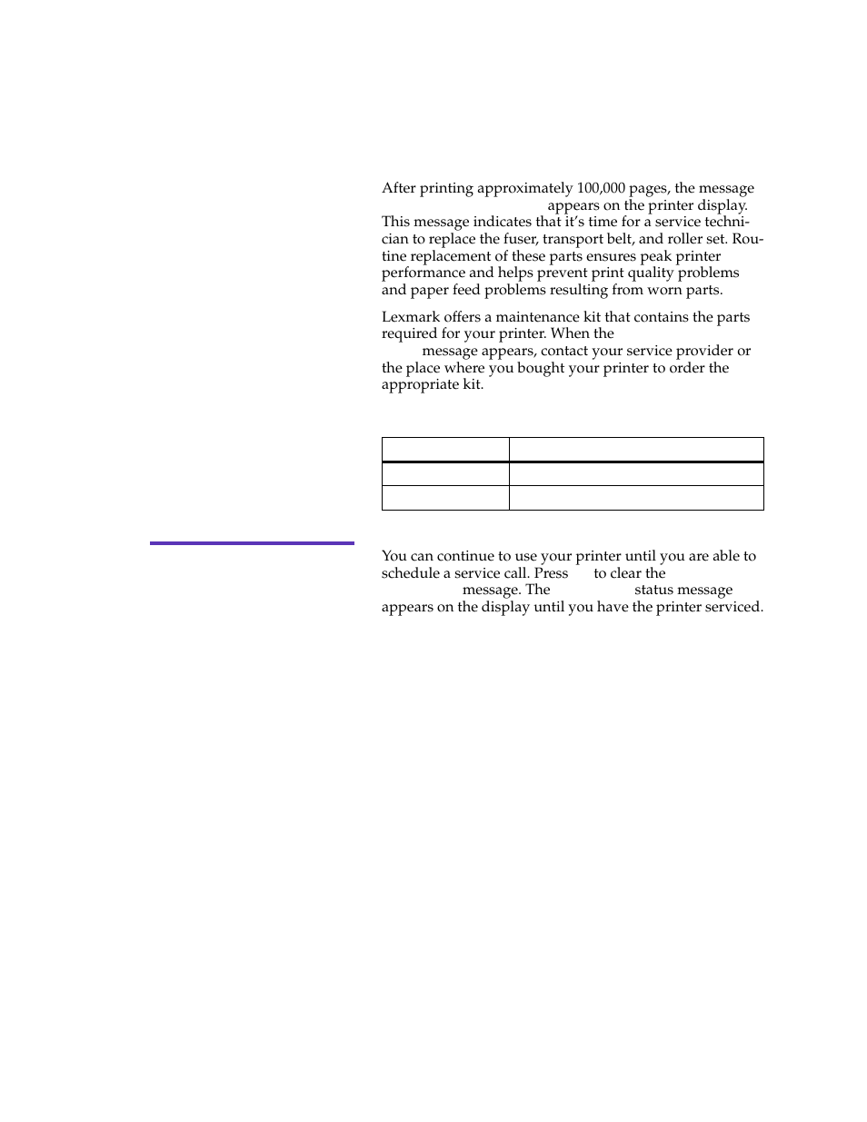 Replacing serviceitems, Replacing service items | Lexmark 1200 User Manual | Page 112 / 208