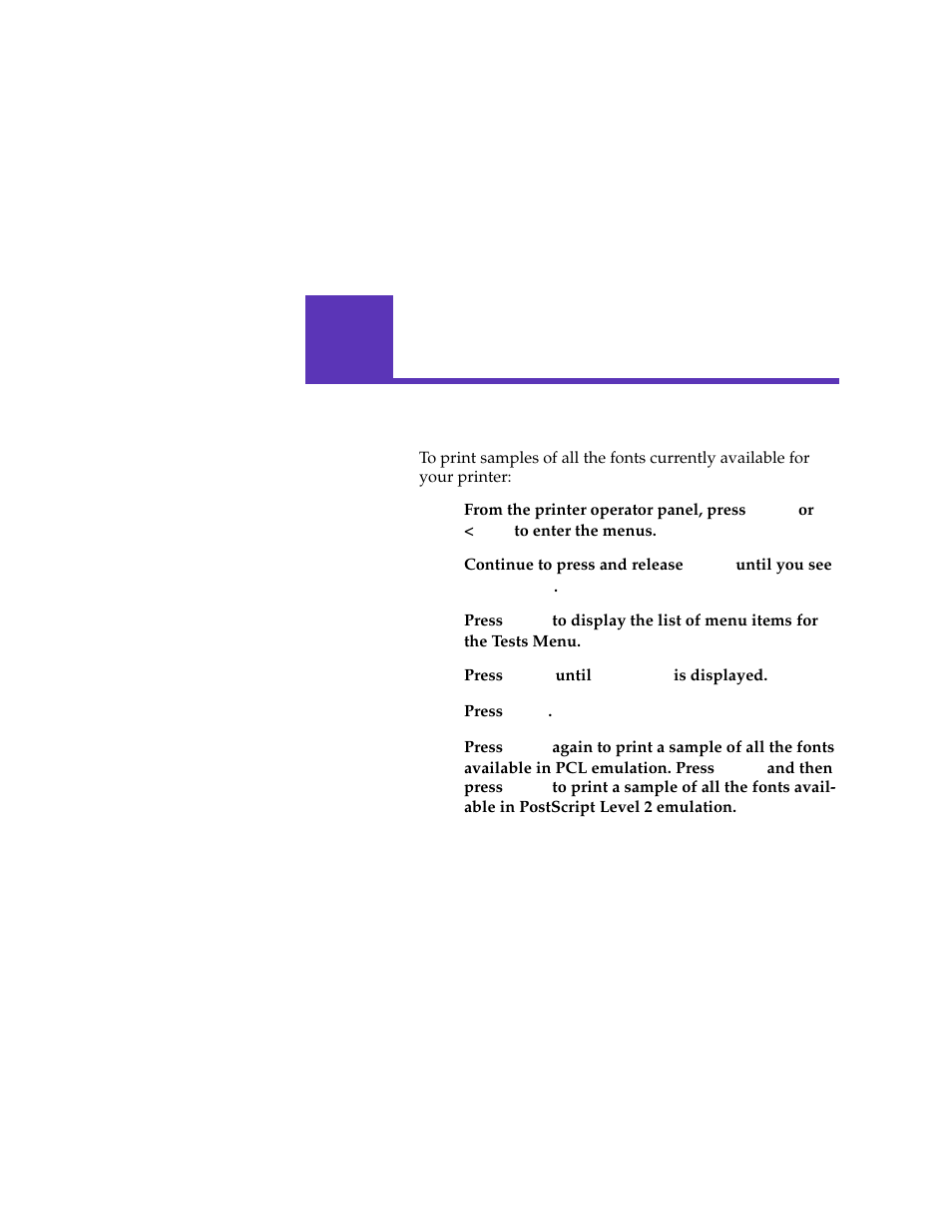 Fonts, Printing font samples, Appendix c: fonts | Lexmark 1200 User Manual | Page 161 / 208