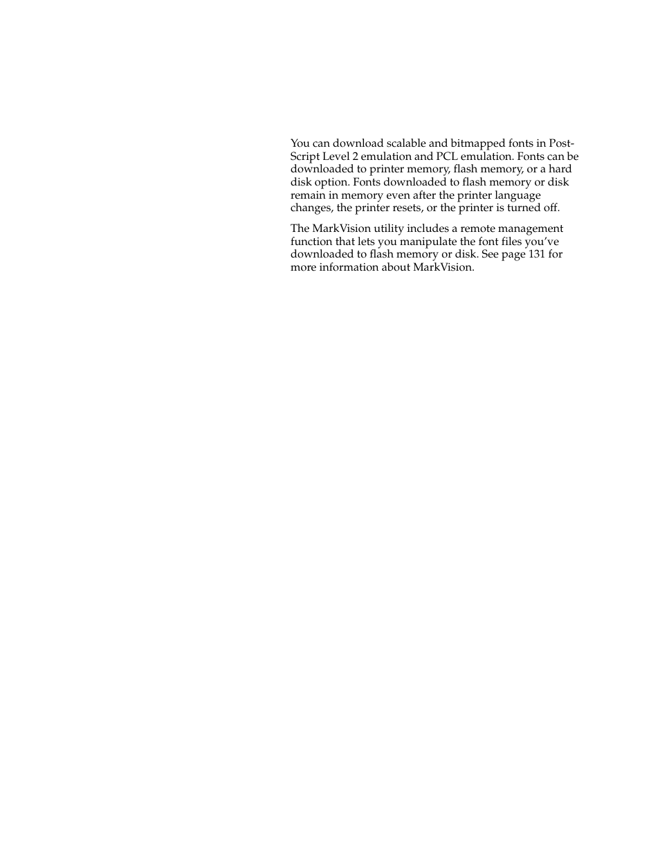 Downloadable fonts | Lexmark 1200 User Manual | Page 166 / 208
