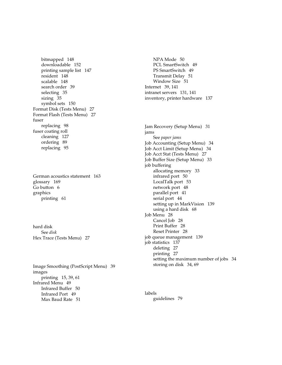 Lexmark 1200 User Manual | Page 199 / 208