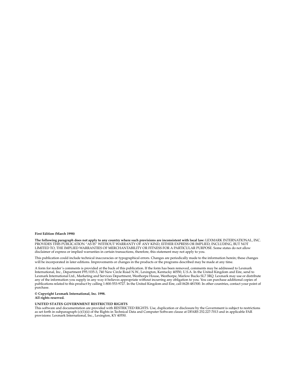 Lexmark 1200 User Manual | Page 2 / 208