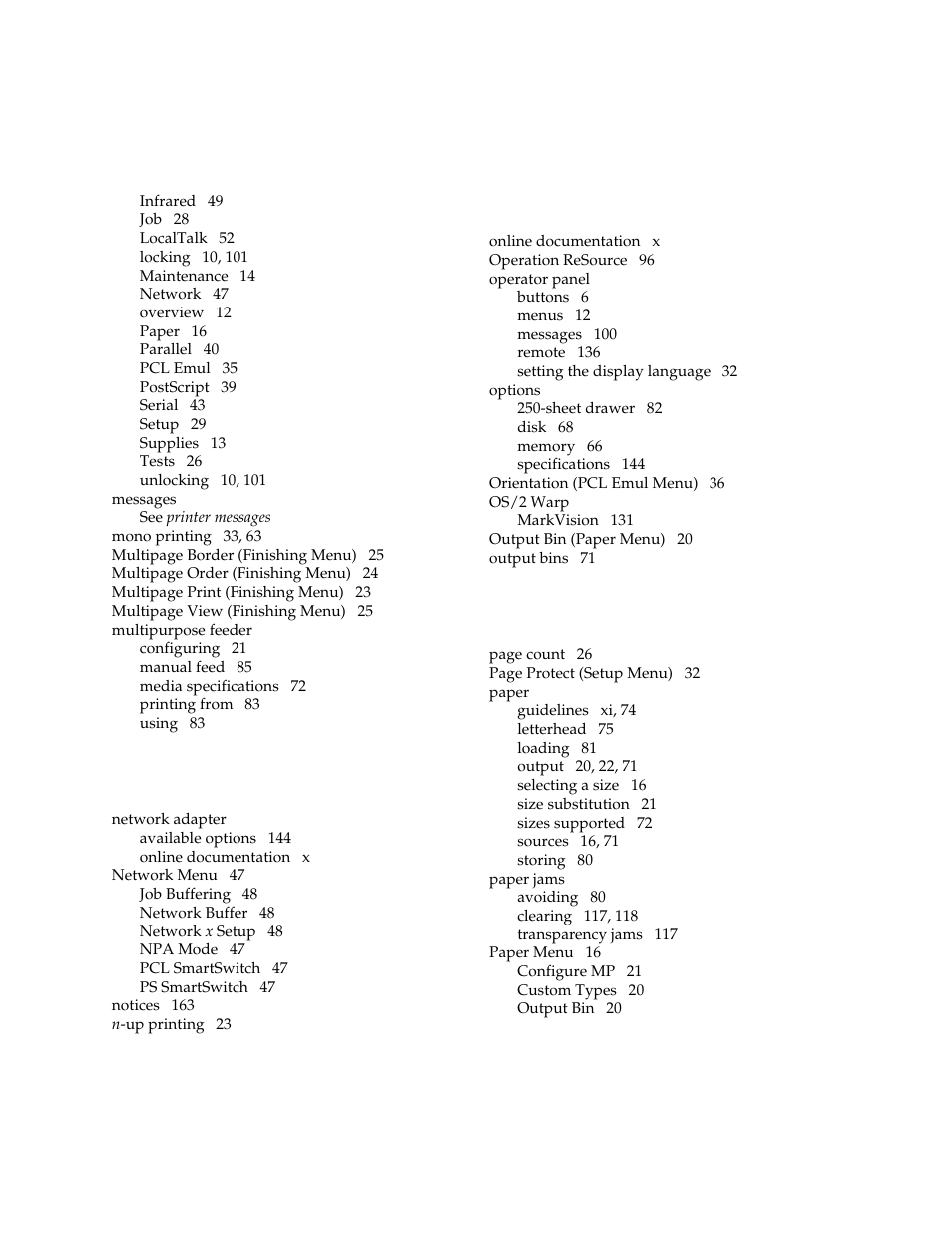 Lexmark 1200 User Manual | Page 201 / 208