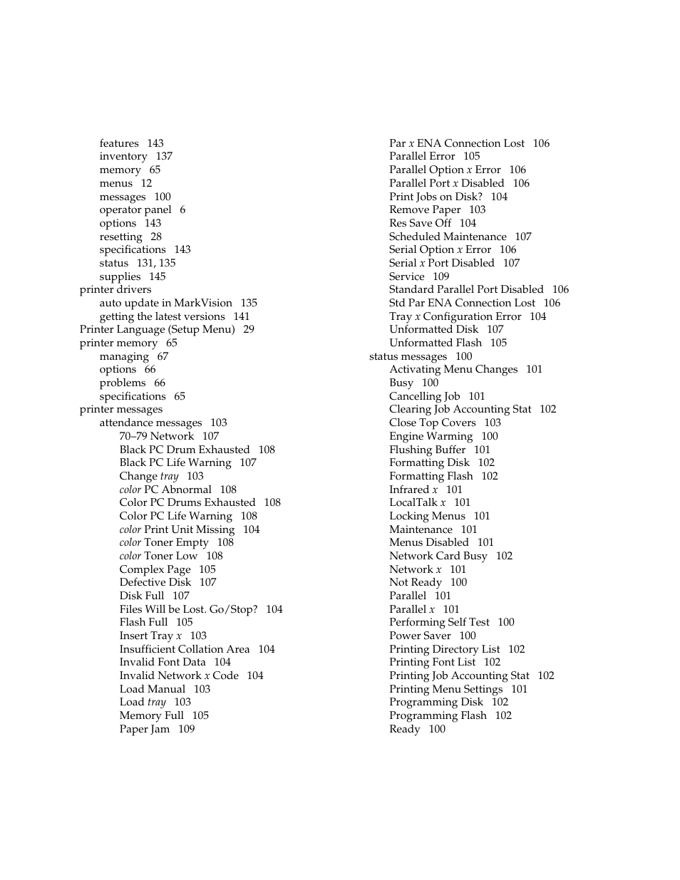 Lexmark 1200 User Manual | Page 203 / 208