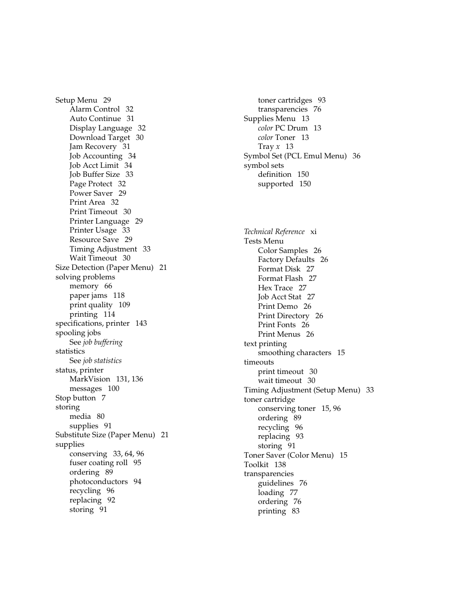 Lexmark 1200 User Manual | Page 205 / 208