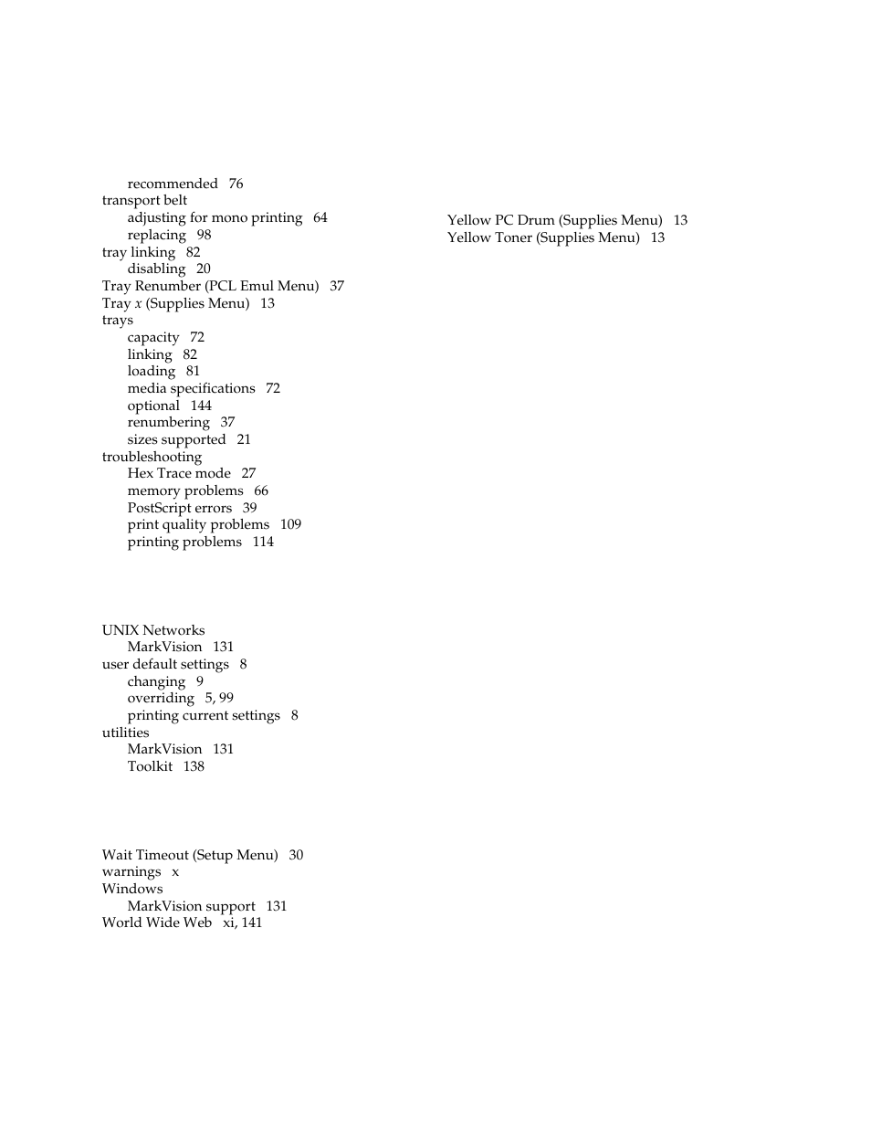 Lexmark 1200 User Manual | Page 206 / 208