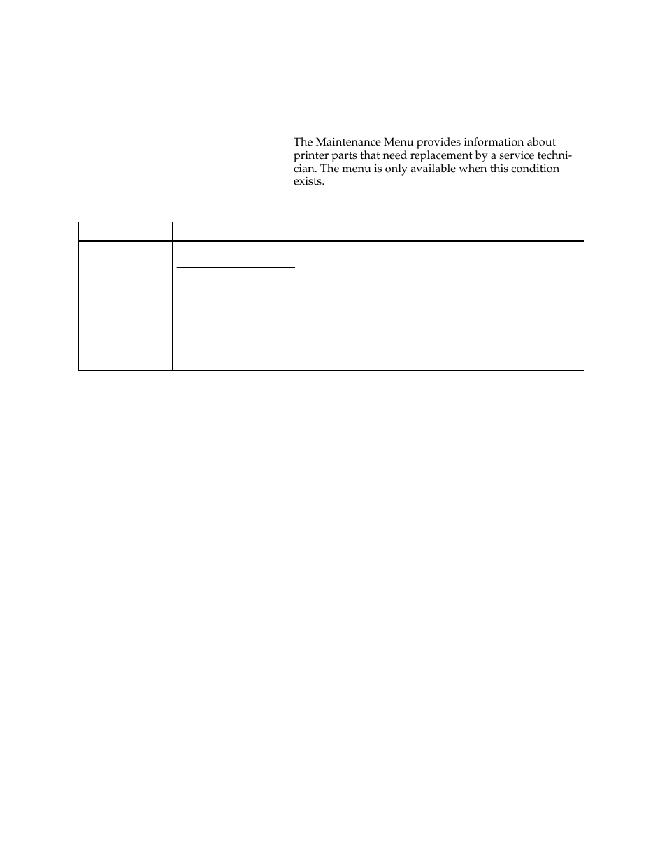 Maintenance menu | Lexmark 1200 User Manual | Page 28 / 208