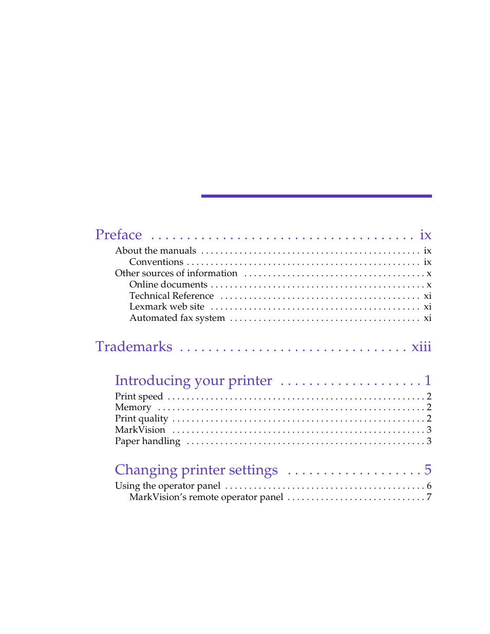 Lexmark 1200 User Manual | Page 3 / 208