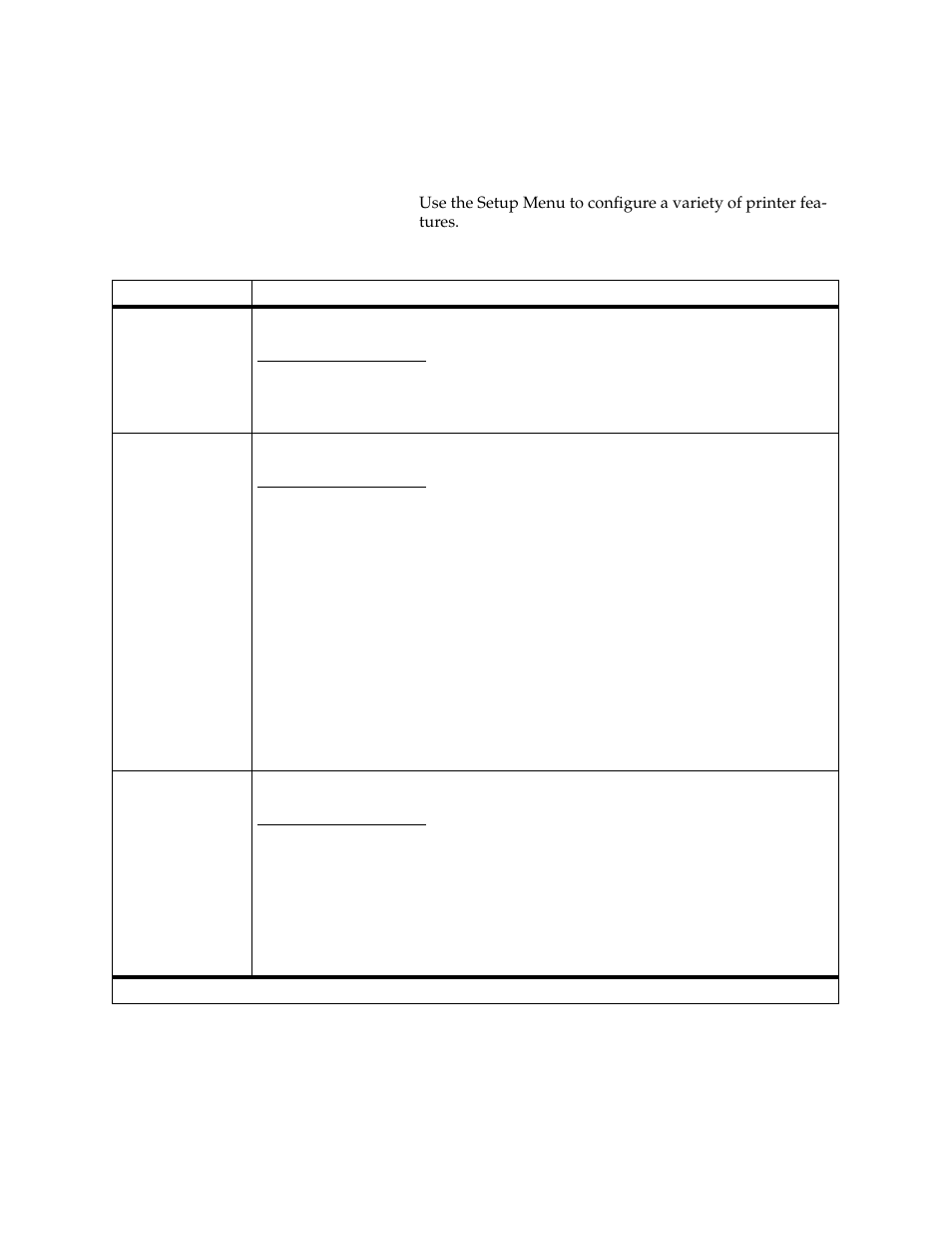 Setup menu | Lexmark 1200 User Manual | Page 43 / 208