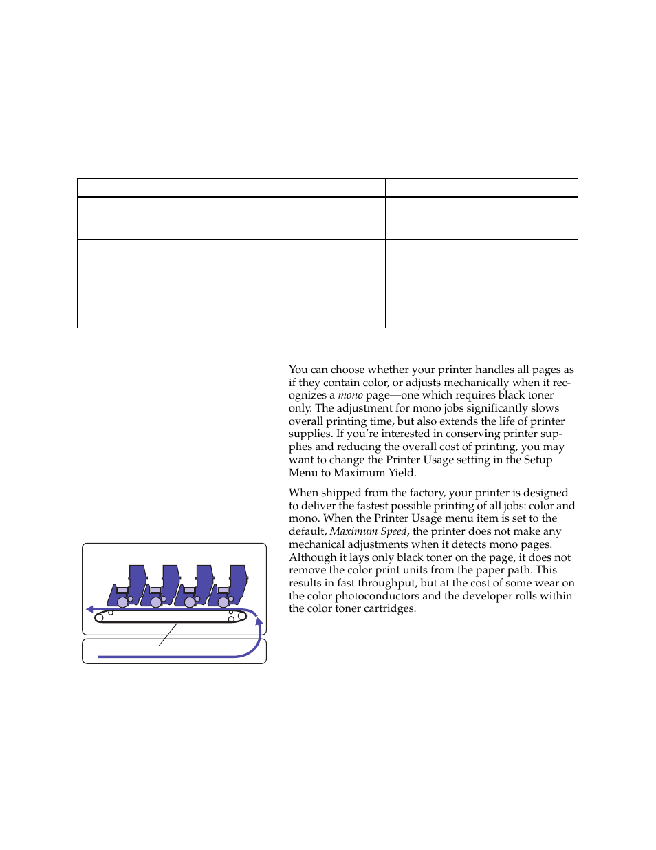 Printing color and mono jobs | Lexmark 1200 User Manual | Page 77 / 208