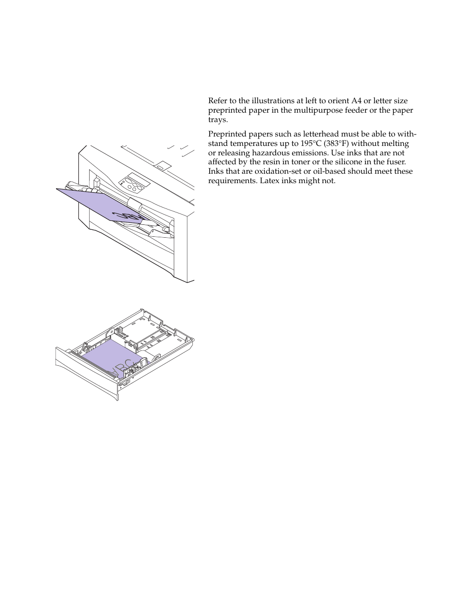 Letterhead | Lexmark 1200 User Manual | Page 89 / 208