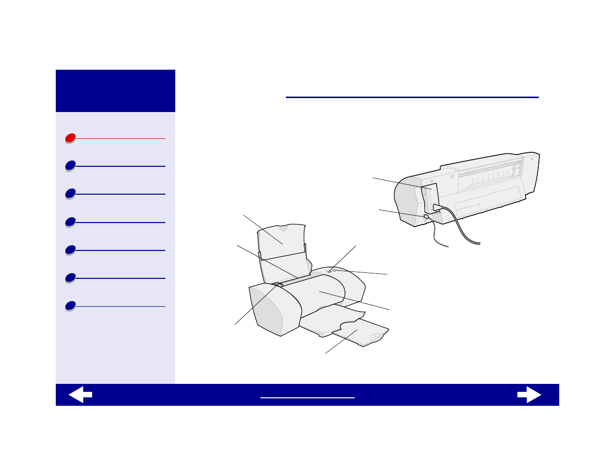 Understanding the printer parts | Lexmark Z23 User Manual | Page 12 / 114