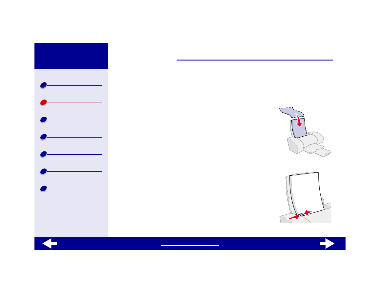 Step 1: load the paper | Lexmark Z23 User Manual | Page 15 / 114