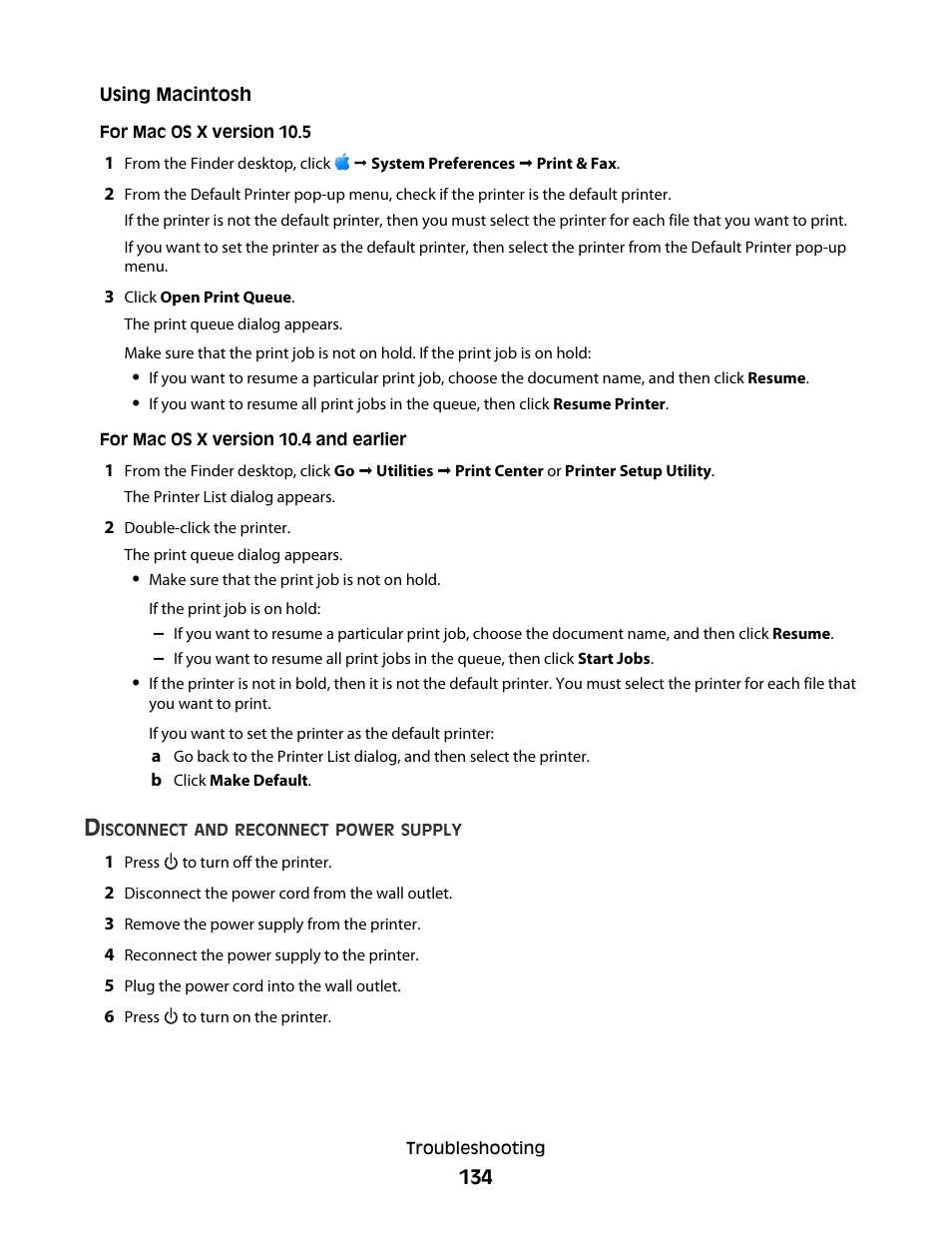 Lexmark 7600 Series User Manual | Page 134 / 181