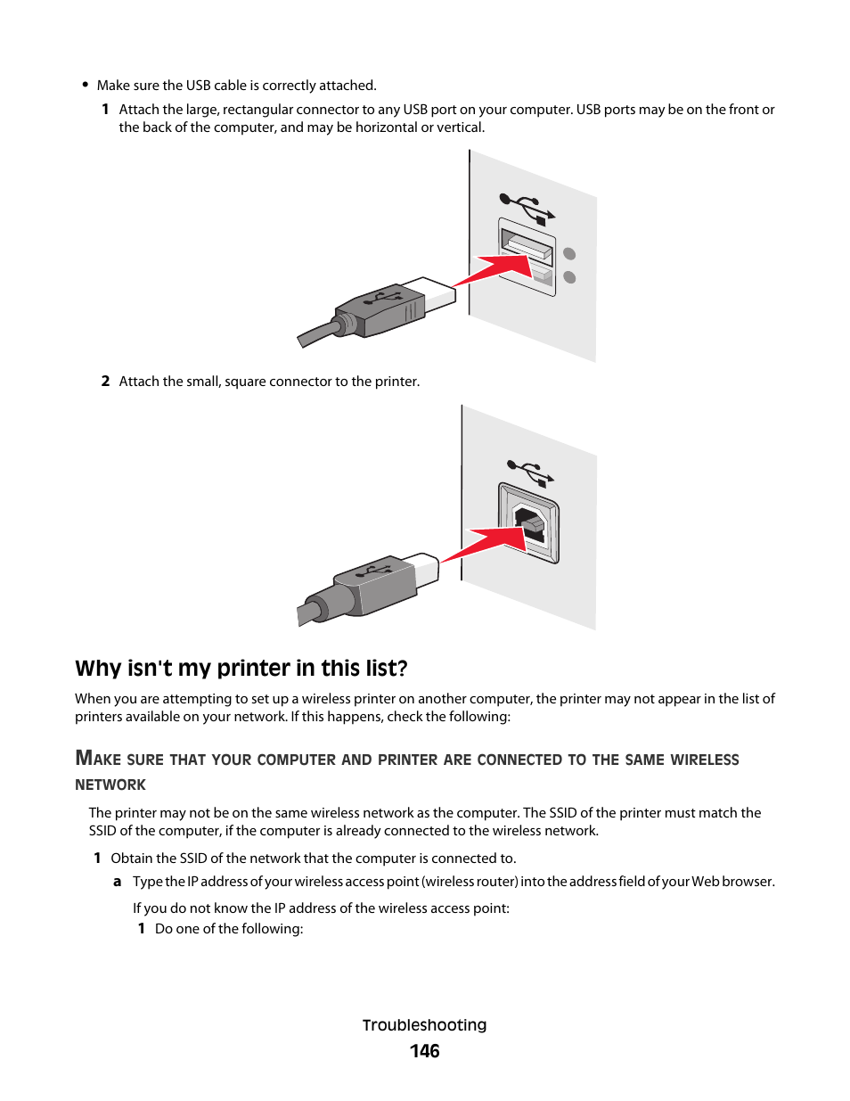 Why isn't my printer in this list | Lexmark 7600 Series User Manual | Page 146 / 181