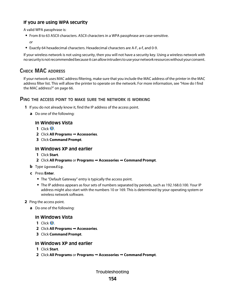 Lexmark 7600 Series User Manual | Page 154 / 181
