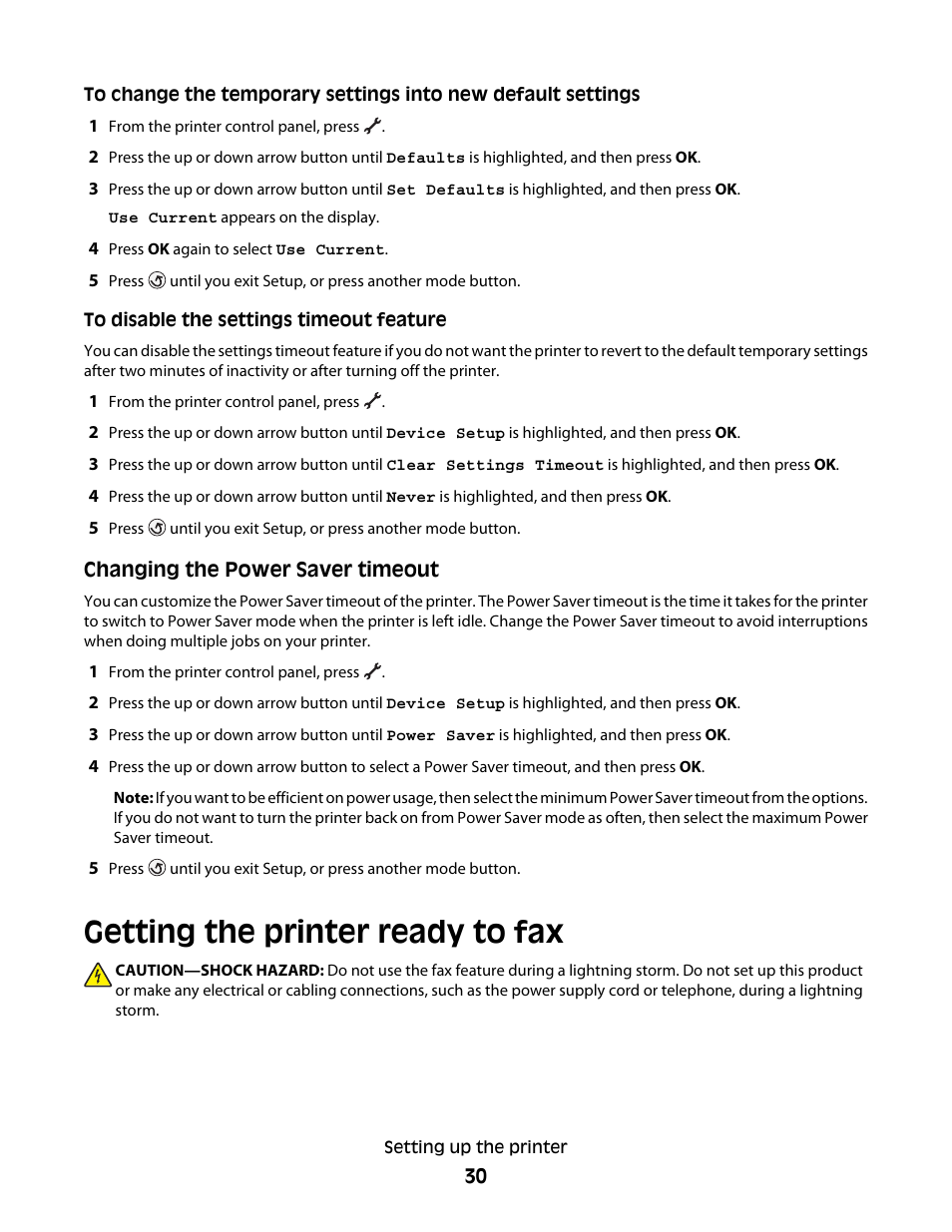 Getting the printer ready to fax | Lexmark 7600 Series User Manual | Page 30 / 181