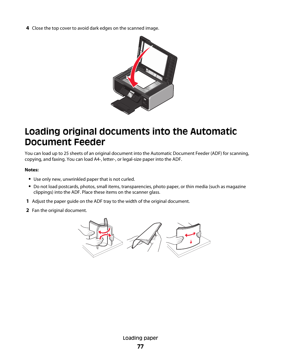 Lexmark 7600 Series User Manual | Page 77 / 181