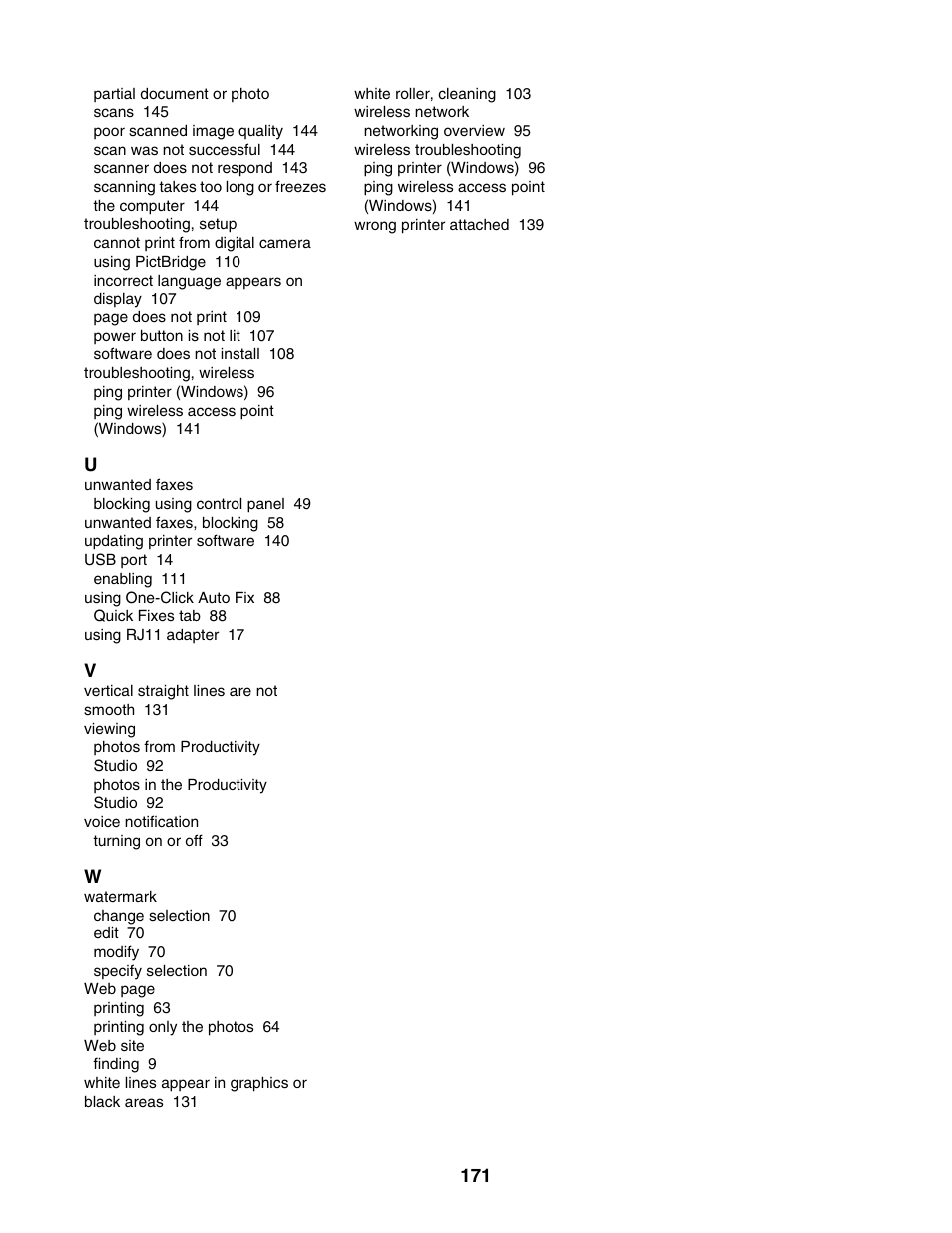 Lexmark 5000 Series User Manual | Page 171 / 171