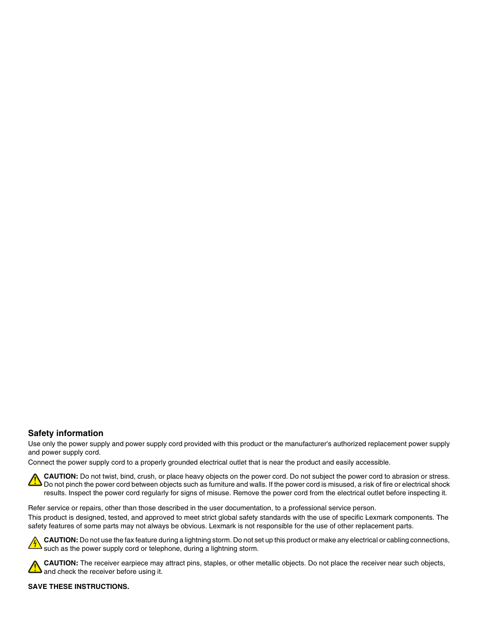 Lexmark 5000 Series User Manual | Page 2 / 171