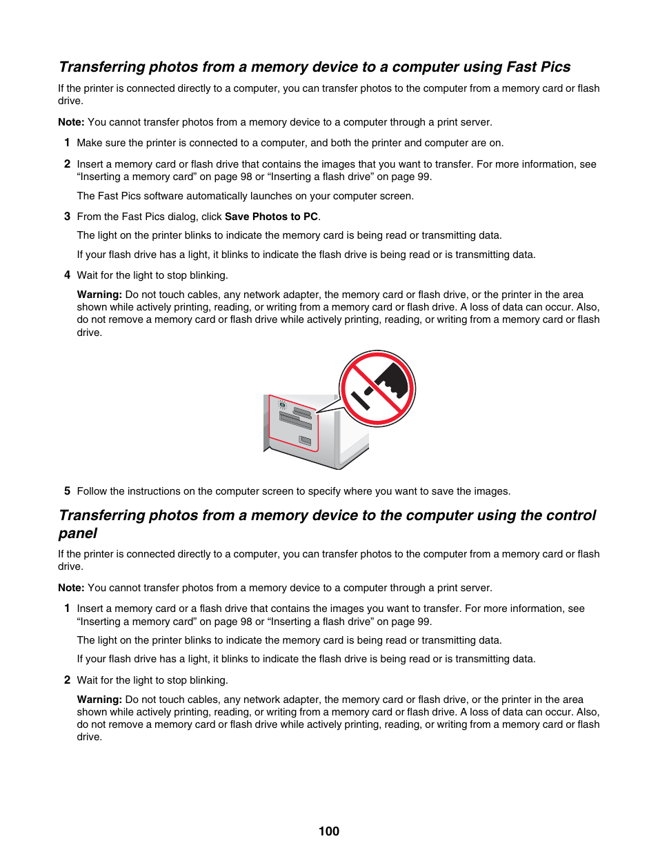 Lexmark 9300 Series User Manual | Page 100 / 198