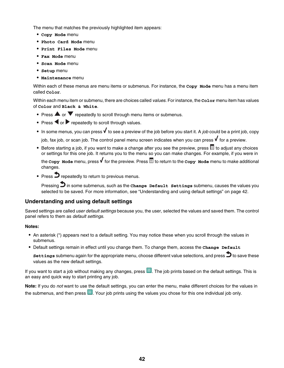 Lexmark 9300 Series User Manual | Page 42 / 198