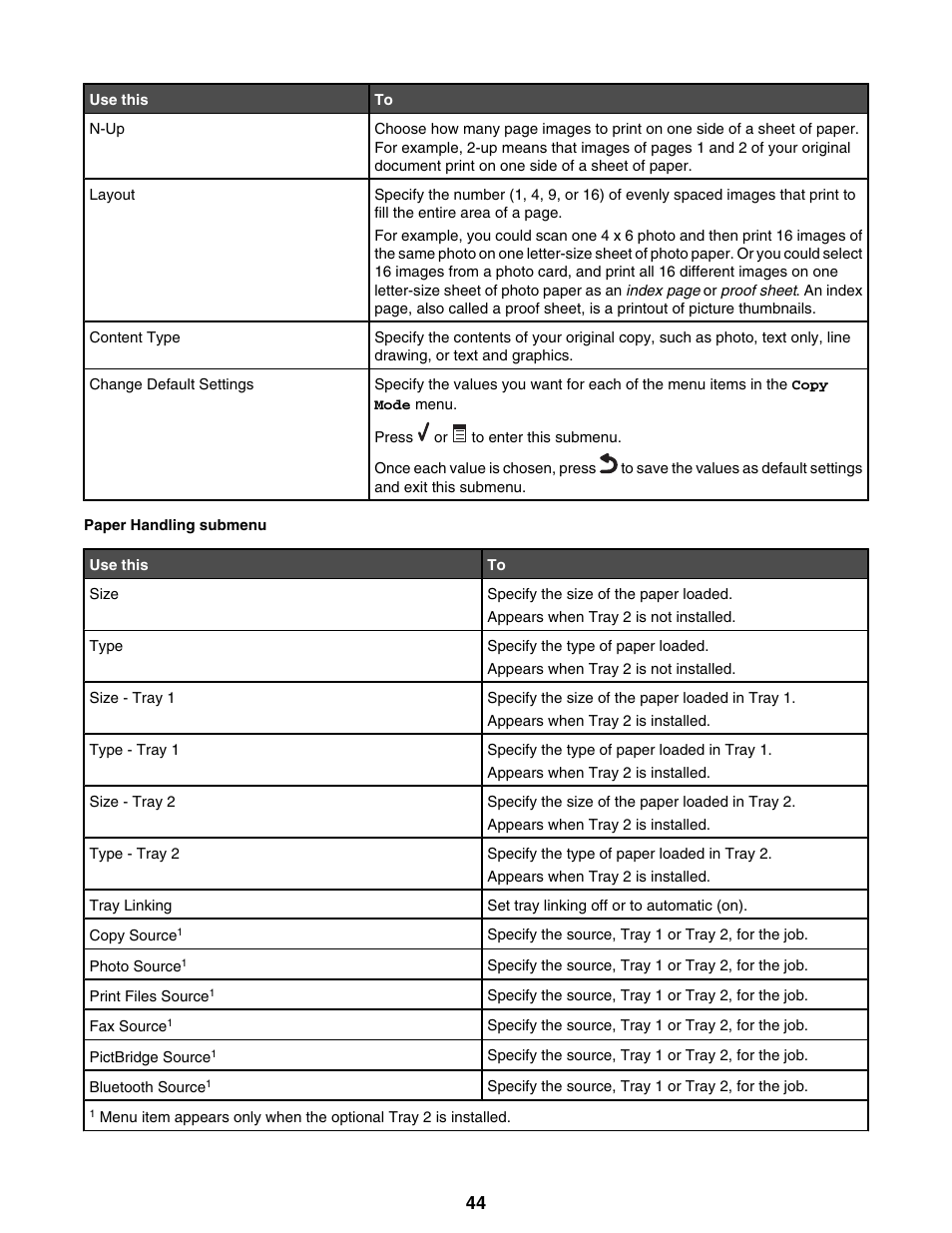 Lexmark 9300 Series User Manual | Page 44 / 198