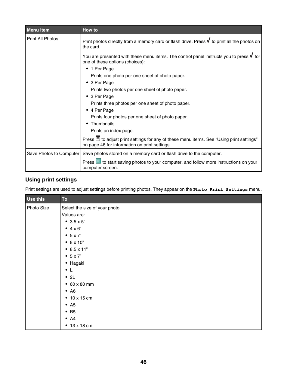 Lexmark 9300 Series User Manual | Page 46 / 198