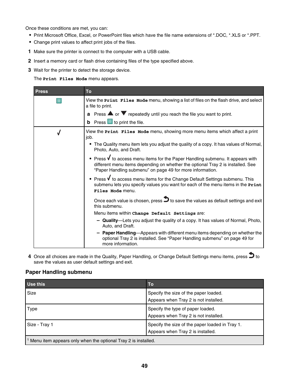 Lexmark 9300 Series User Manual | Page 49 / 198