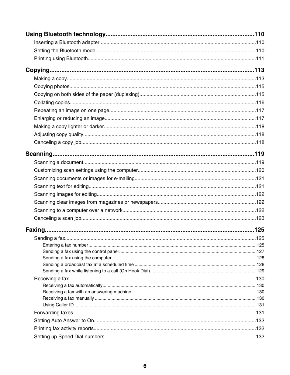 Lexmark 9300 Series User Manual | Page 6 / 198