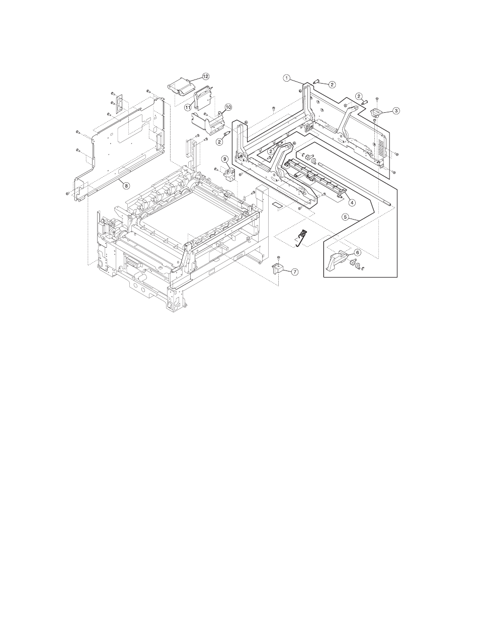 Assembly 8: base 2 | Lexmark 5056-xxx User Manual | Page 13 / 63