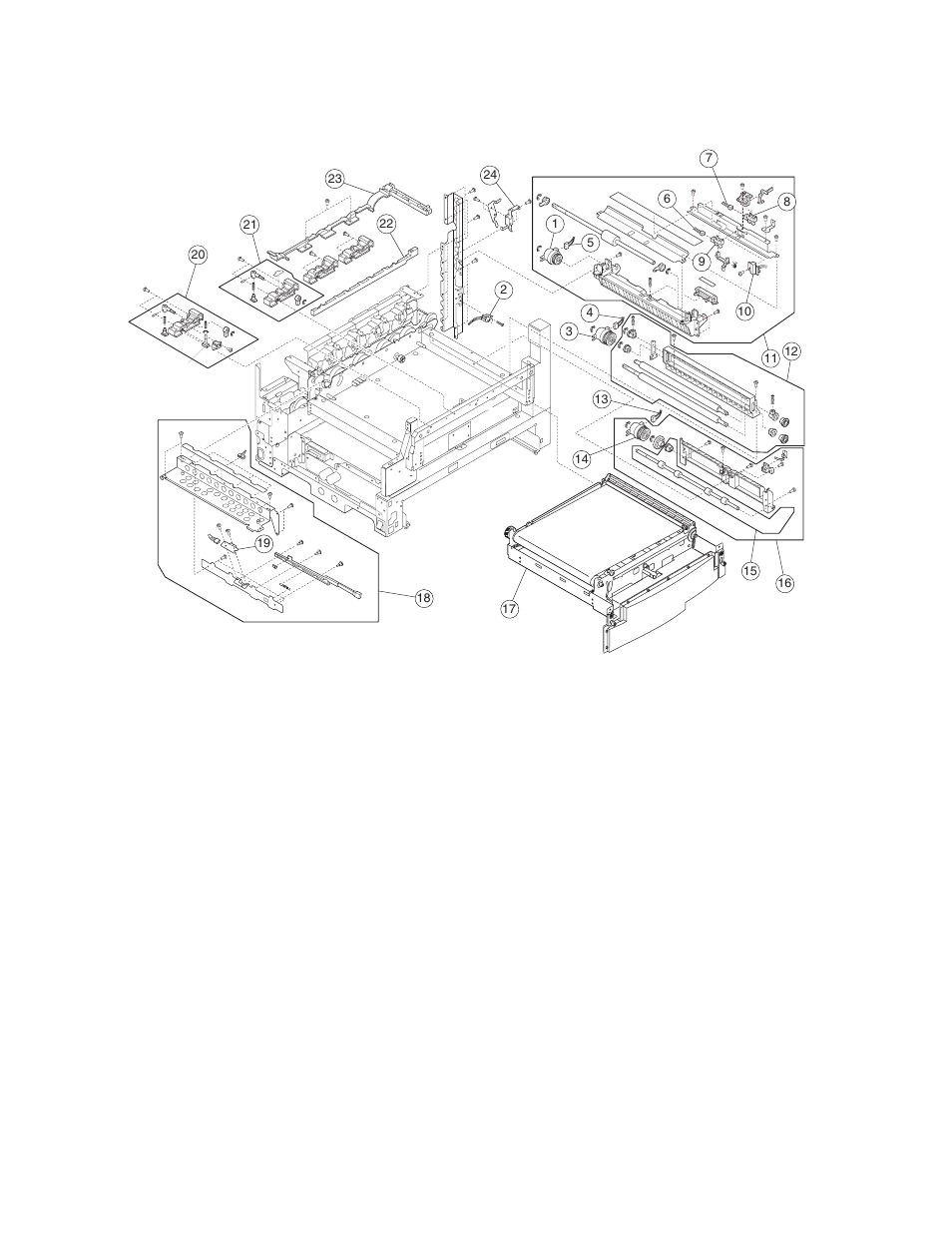 Assembly 9: base 3 | Lexmark 5056-xxx User Manual | Page 15 / 63