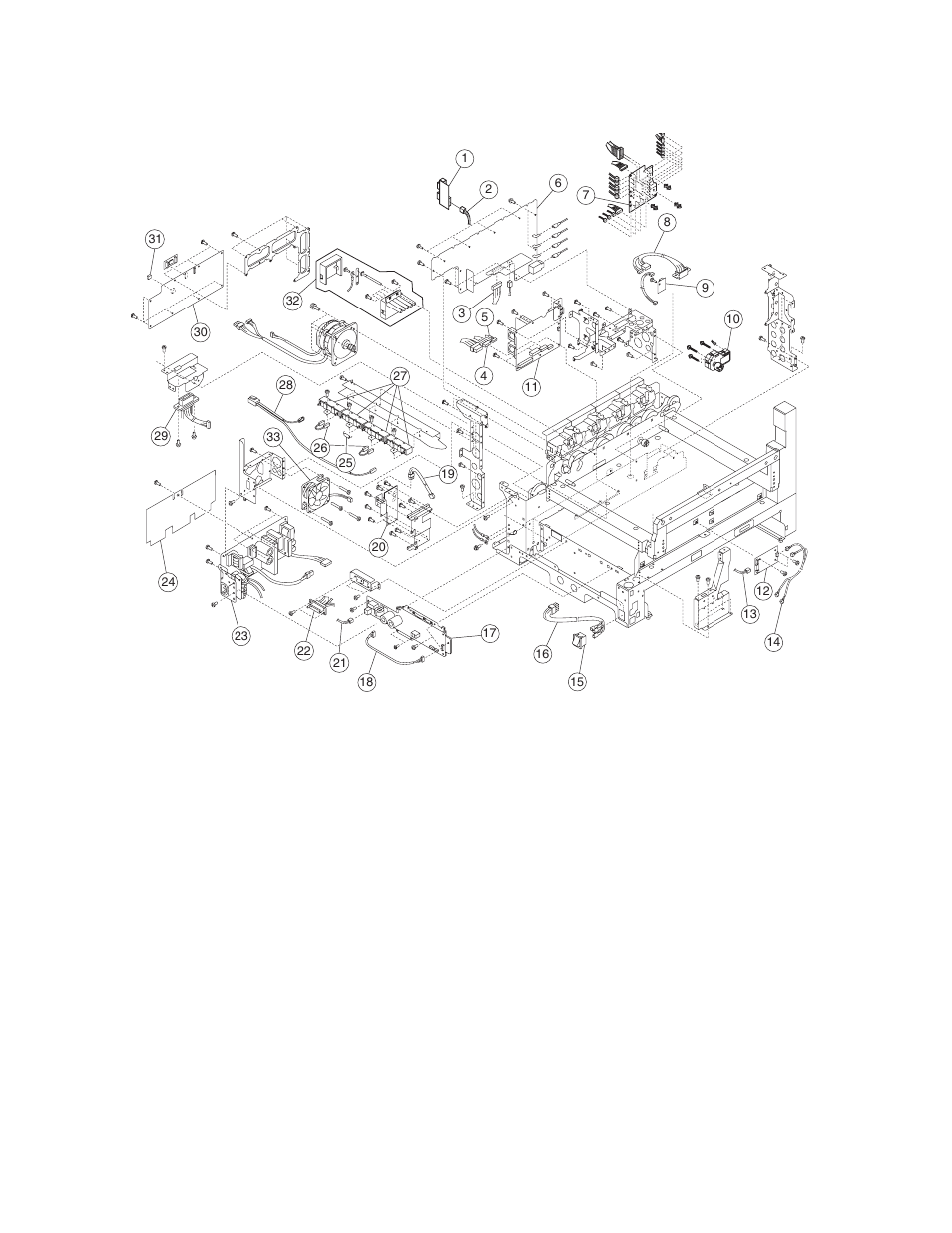 Assembly 10: electrical a | Lexmark 5056-xxx User Manual | Page 17 / 63