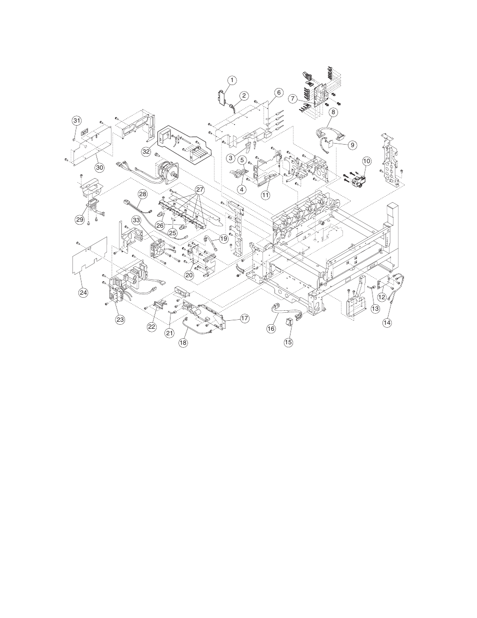 Assembly 10 (continued): electrical a | Lexmark 5056-xxx User Manual | Page 19 / 63