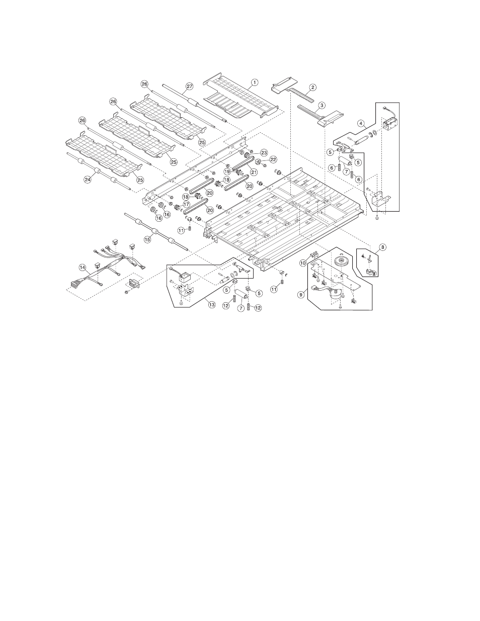 Assembly 18: duplex unit 2 | Lexmark 5056-xxx User Manual | Page 33 / 63