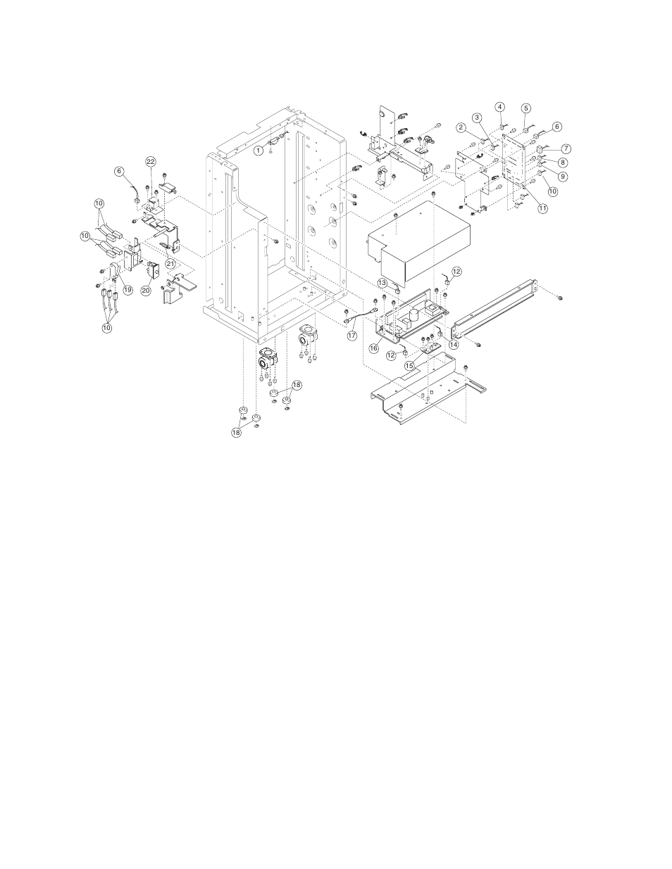 Assembly 22: high-capacity feeder 4 | Lexmark 5056-xxx User Manual | Page 41 / 63