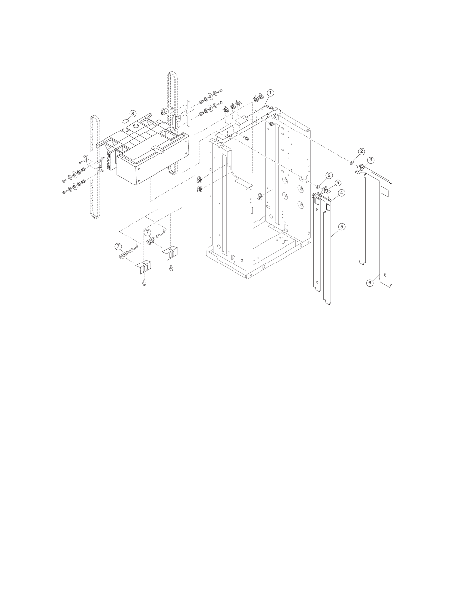 Assembly 24: high-capacity feeder 6 | Lexmark 5056-xxx User Manual | Page 45 / 63